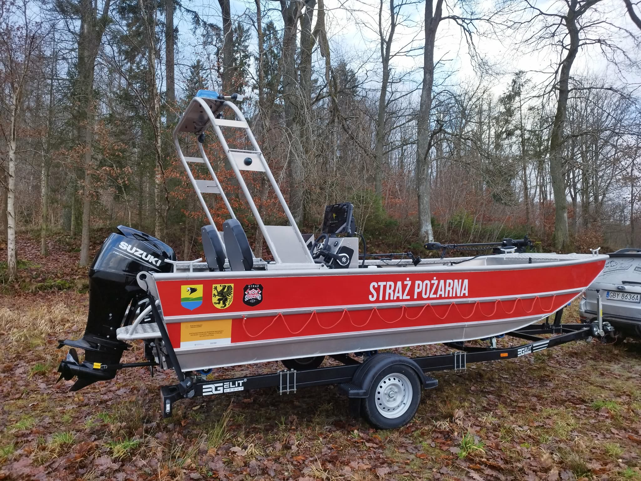 Łódź ratunkowa Straży Pożarnej